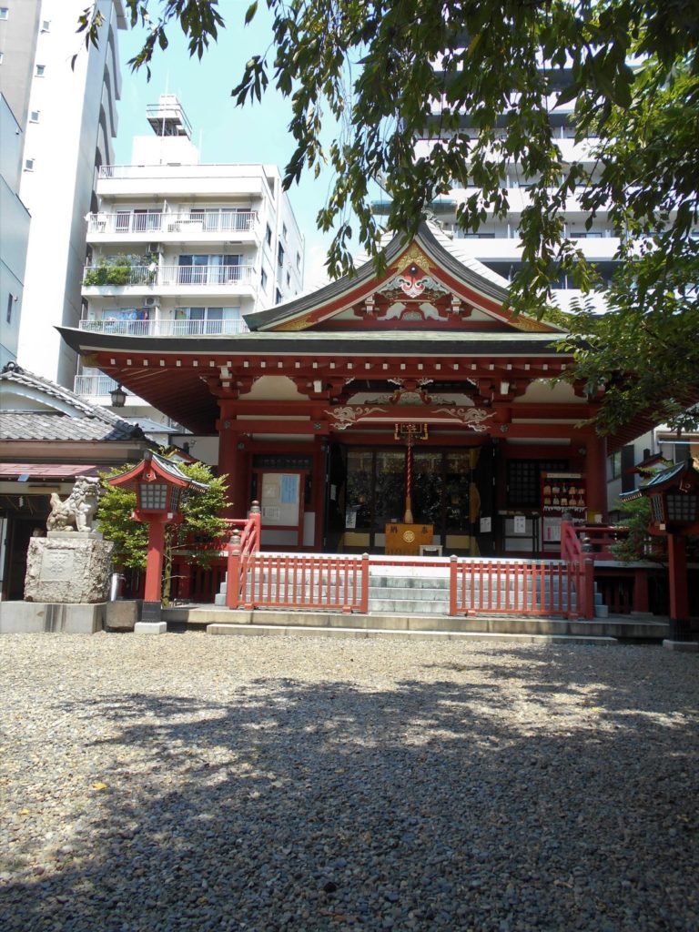 東京都台東区松が谷3丁目の秋葉神社の画像。