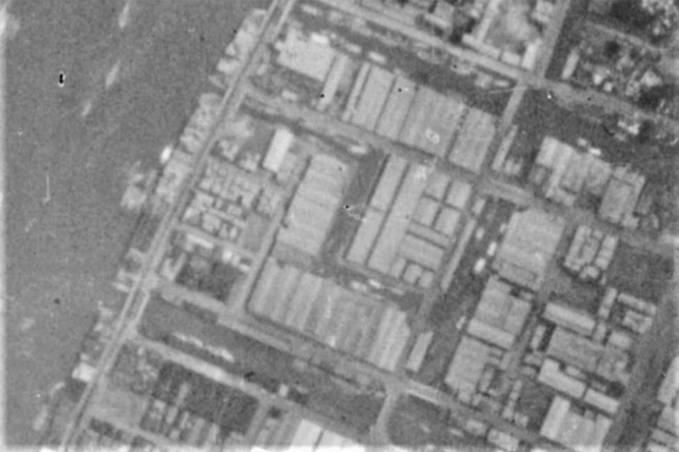 昭和11年空中写真（B4-C6-97）【部分】の画像。