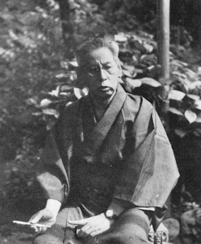佐藤春夫（（角川書店『昭和文学全集39巻（1954年6月発行）』、Wikipediaより20220212ダウンロード）の画像。