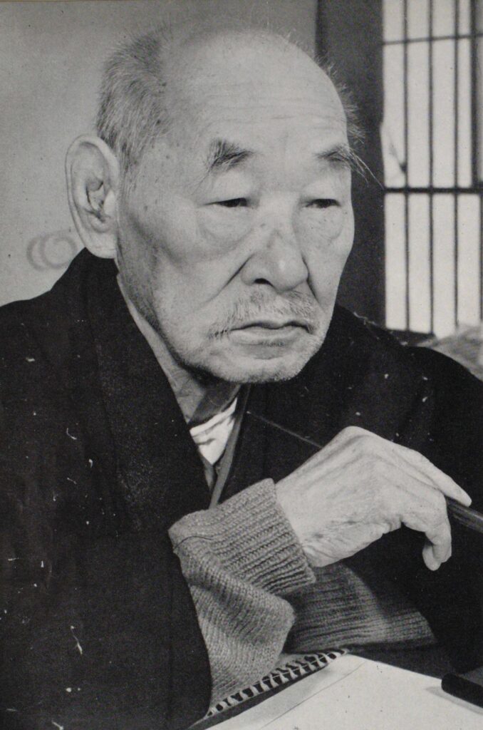 古島一雄（出典：近代日本人の肖像）の画像。