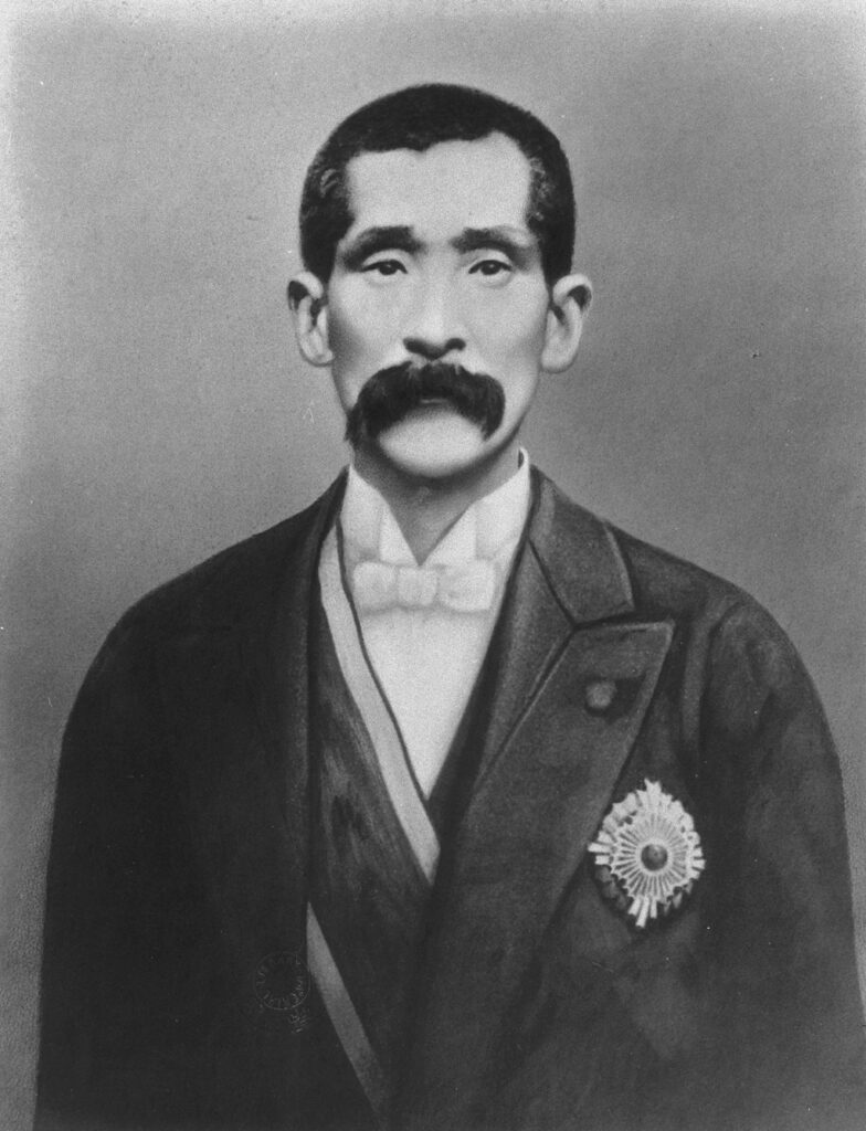 小村寿太郎（出典：近代日本人の肖像）の画像。