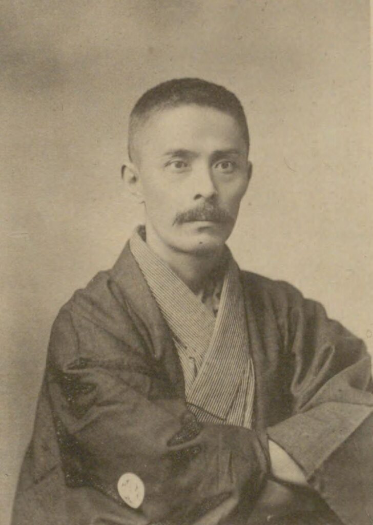 広津柳浪（出典：近代日本人の肖像）の画像。