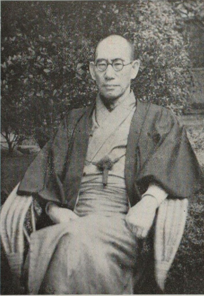 西田幾太郎（出典：近代日本人の肖像）の画像。