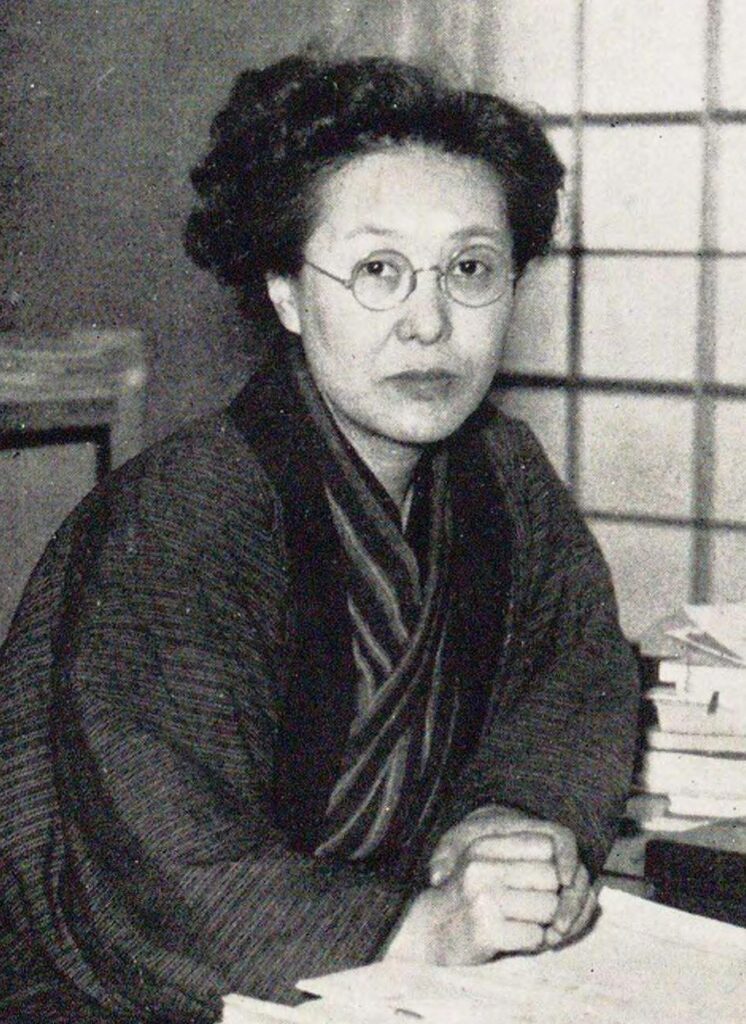 佐多稲子（出典：近代日本人の肖像）の画像。